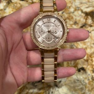 Rose gold Michael Kors watch